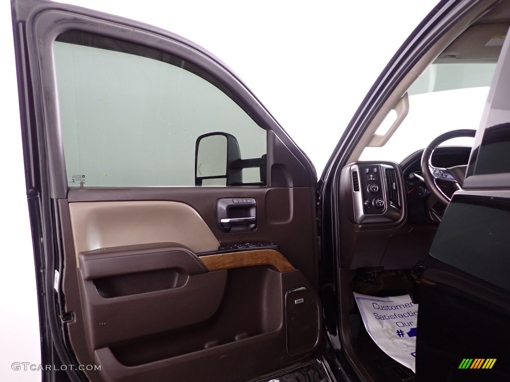 2015 Silverado 3500HD LTZ Crew Cab 4x4 - Black / Cocoa/Dune photo #11