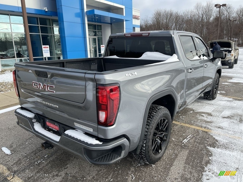 2021 Sierra 1500 Elevation Crew Cab 4WD - Satin Steel Metallic / Jet Black photo #3