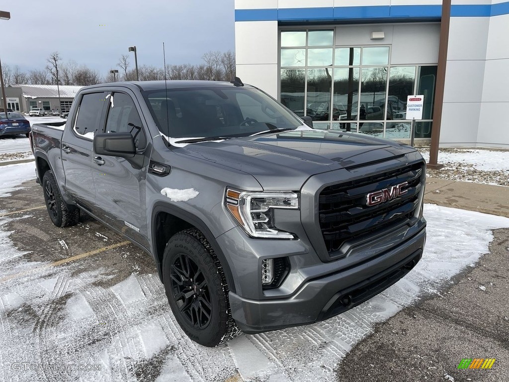 2021 Sierra 1500 Elevation Crew Cab 4WD - Satin Steel Metallic / Jet Black photo #4