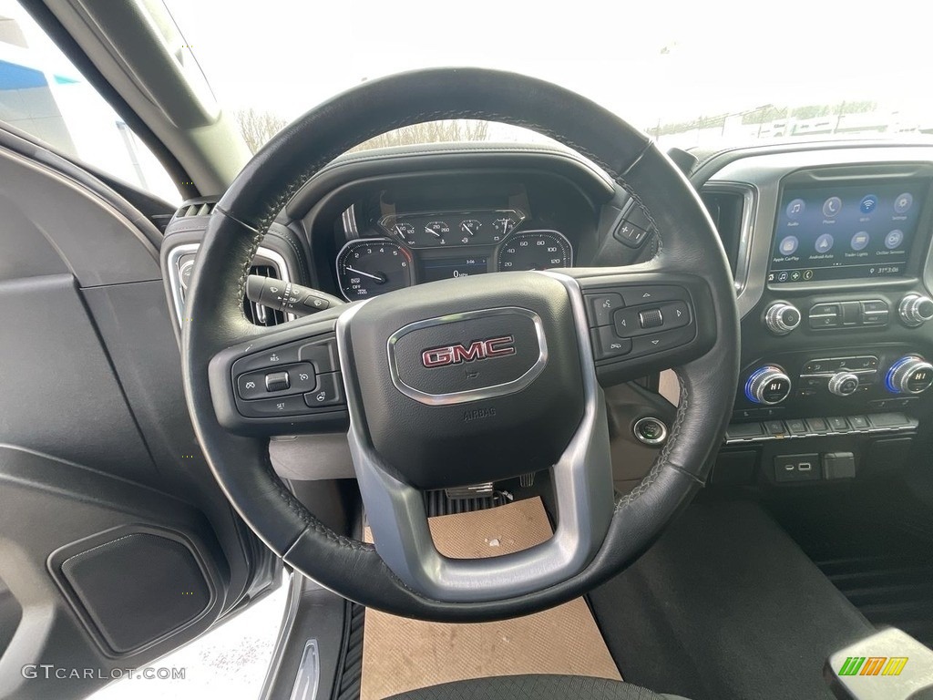 2021 Sierra 1500 Elevation Crew Cab 4WD - Satin Steel Metallic / Jet Black photo #9