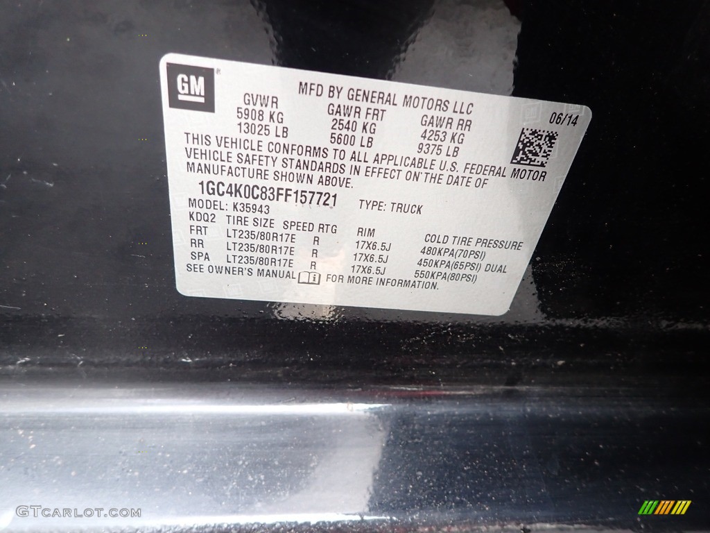 2015 Silverado 3500HD LTZ Crew Cab 4x4 - Black / Cocoa/Dune photo #34
