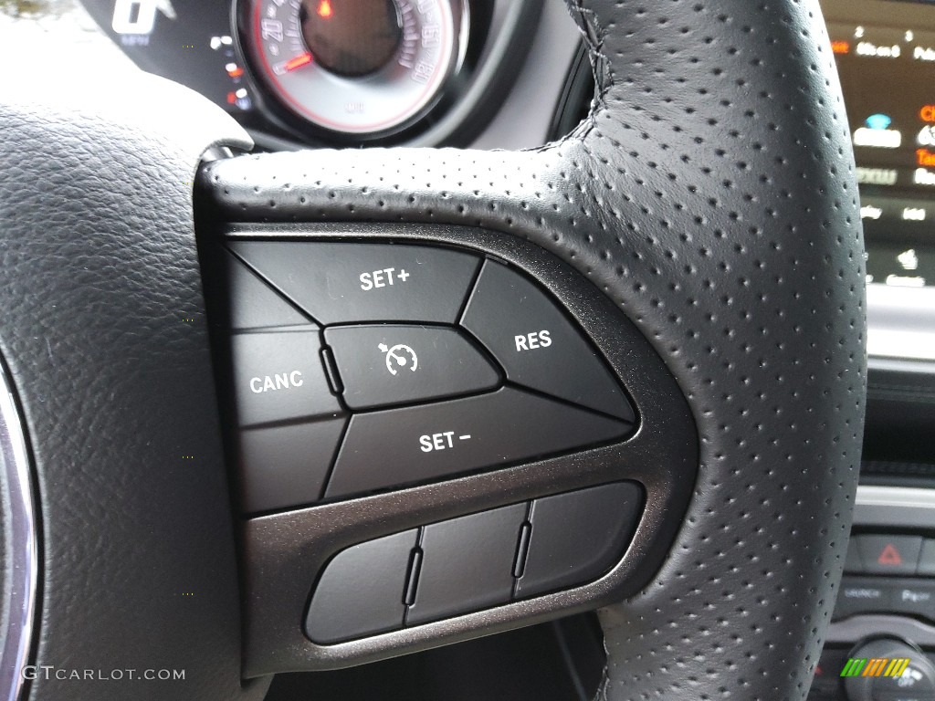 2022 Dodge Challenger R/T Scat Pack Shaker Black Steering Wheel Photo #145349182