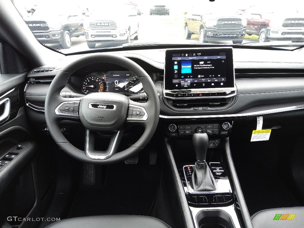 2022 Jeep Compass Altitude Black Dashboard Photo #145349974