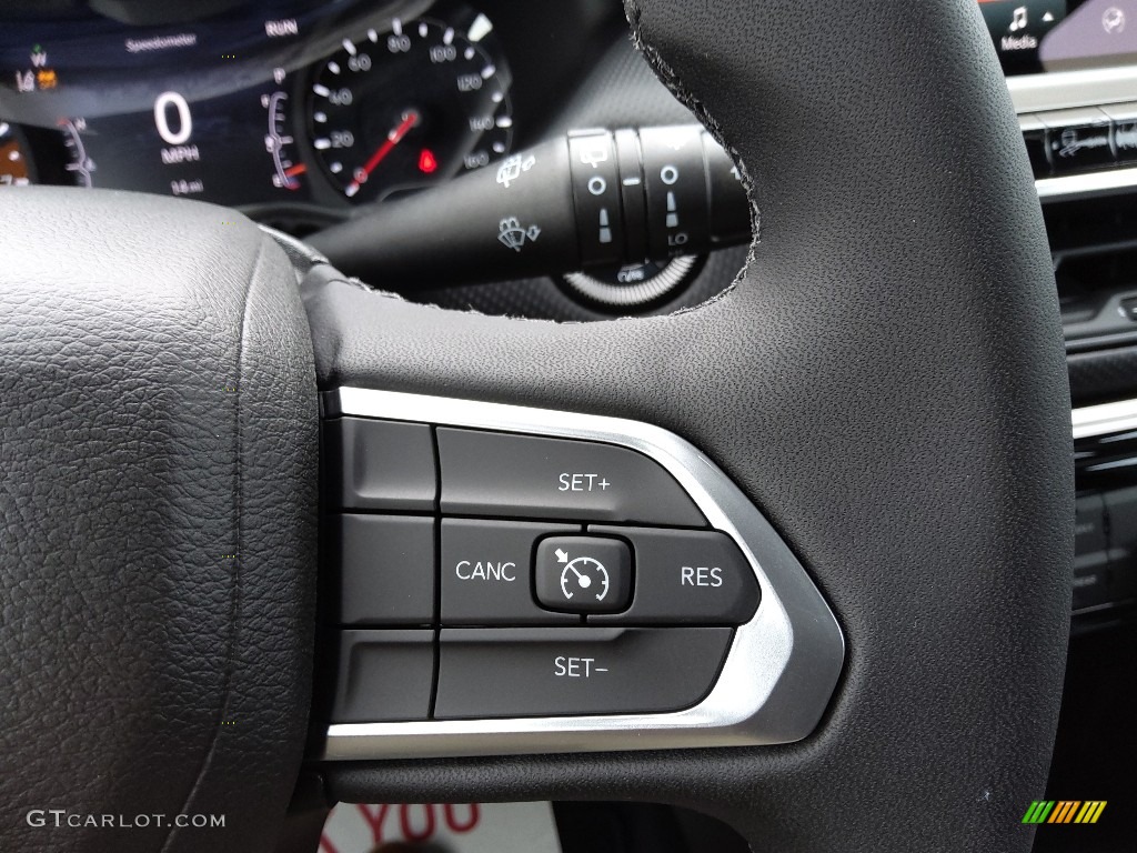 2022 Jeep Compass Altitude Black Steering Wheel Photo #145350034