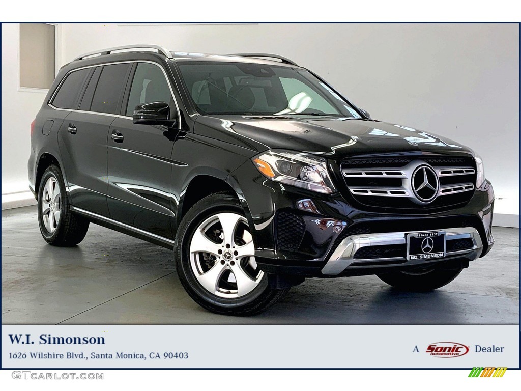 2019 GLS 450 4Matic - Black / Black photo #1