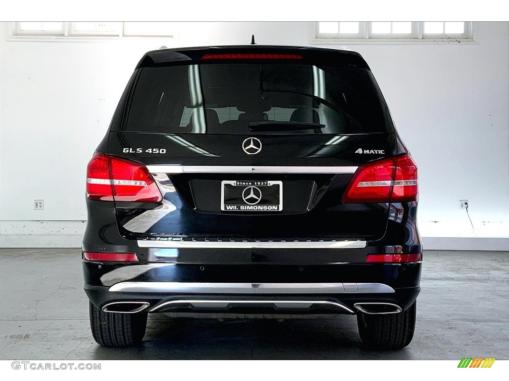 2019 GLS 450 4Matic - Black / Black photo #3