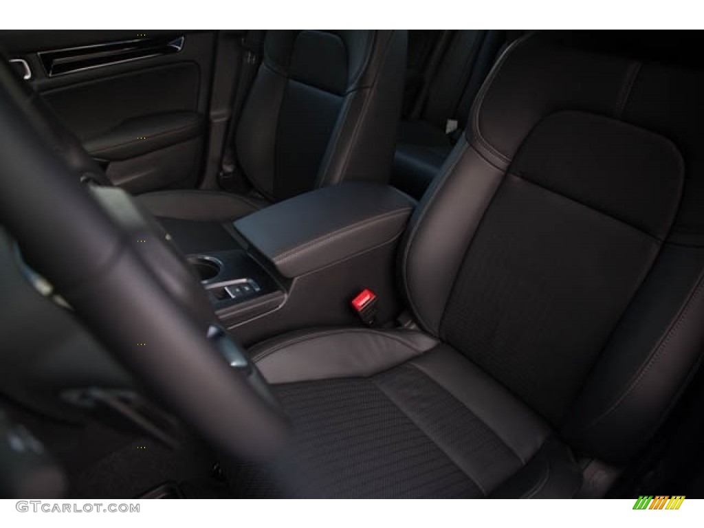 Black Interior 2023 Honda Civic Sport Touring Hatchback Photo #145350541
