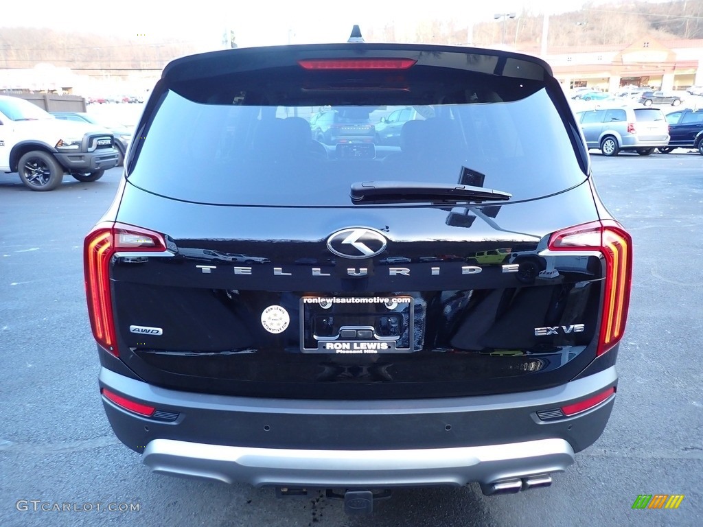 2020 Telluride EX AWD - Ebony Black / Black photo #4