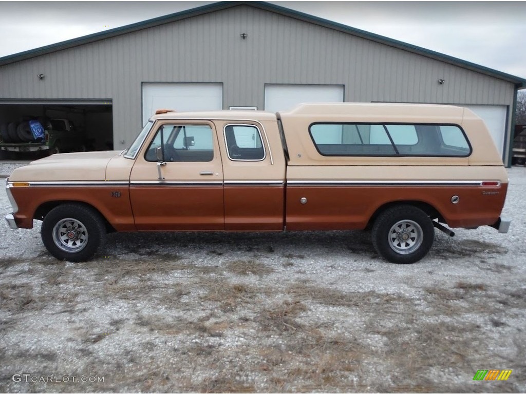 Indio Tan 1976 Ford F150 Custom SuperCab Exterior Photo #145351171