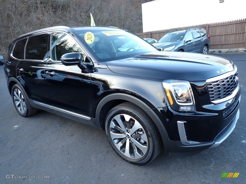 2020 Telluride EX AWD - Ebony Black / Black photo #8