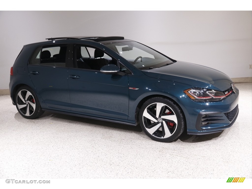 2018 Golf GTI SE - Great Falls Green Metallic / Titan Black photo #1