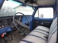  1975 F250 Custom Regular Cab Blue Interior