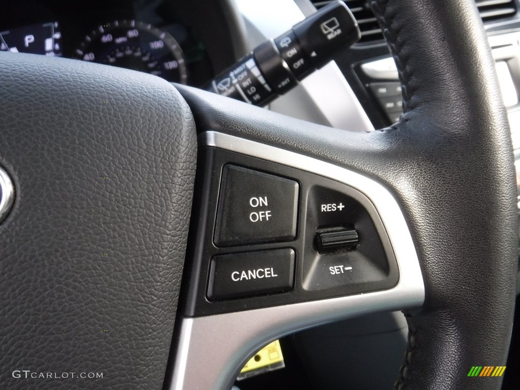 2012 Accent SE 5 Door - Clearwater Blue / Gray photo #6