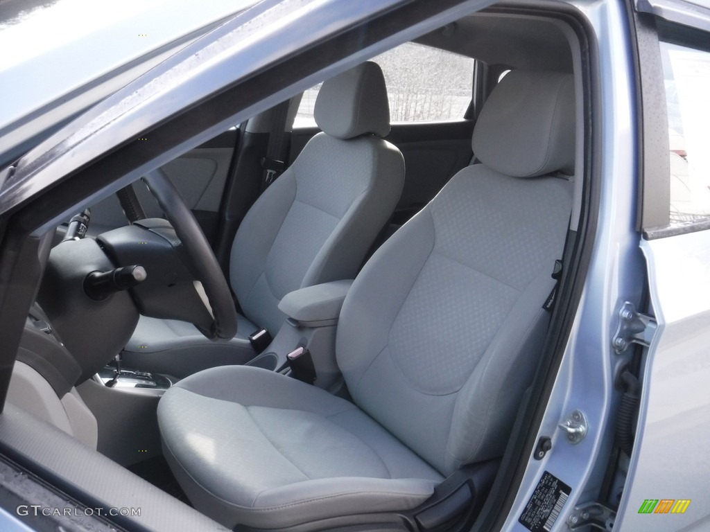 2012 Accent SE 5 Door - Clearwater Blue / Gray photo #18