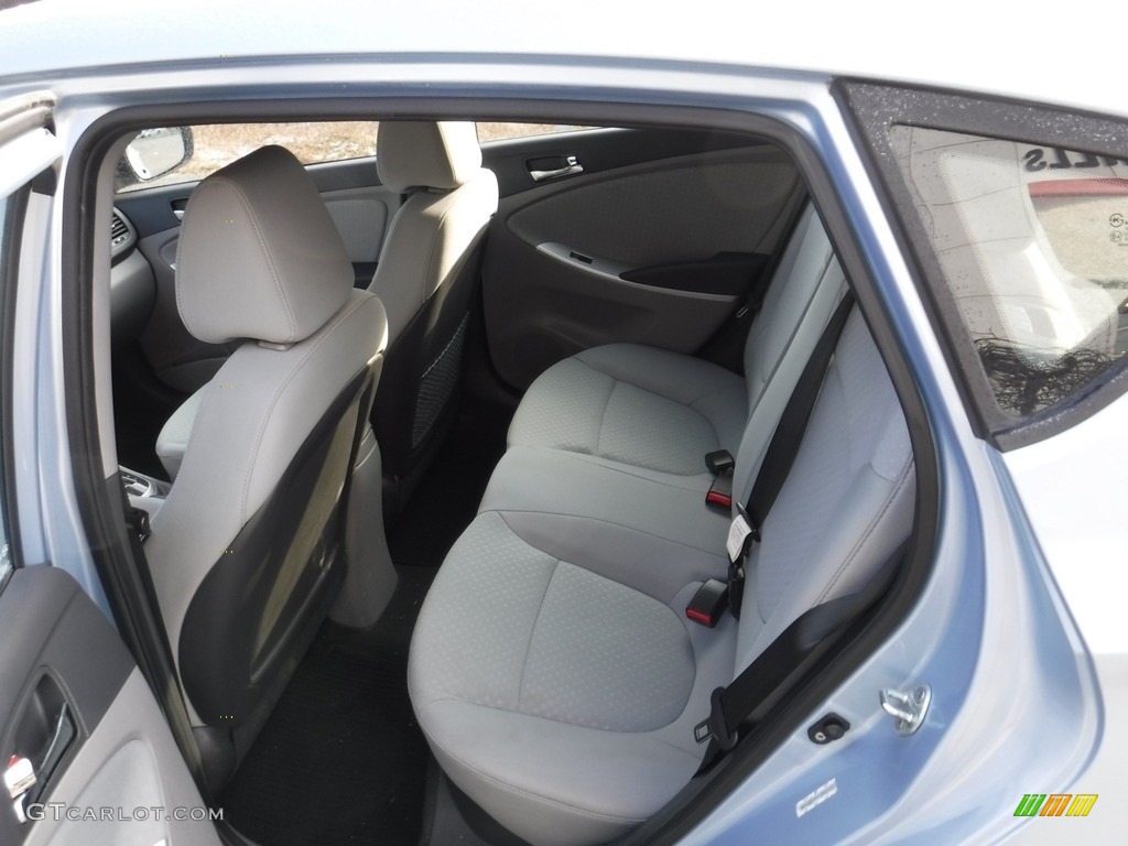 2012 Accent SE 5 Door - Clearwater Blue / Gray photo #26