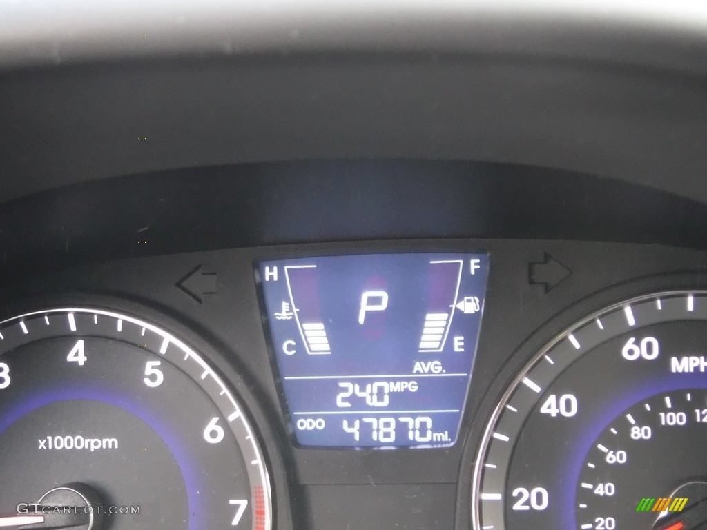 2012 Accent SE 5 Door - Clearwater Blue / Gray photo #28