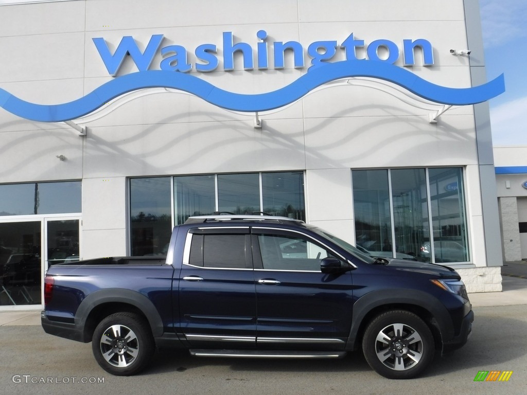 Obsidian Blue Pearl 2019 Honda Ridgeline RTL-E AWD Exterior Photo #145353967