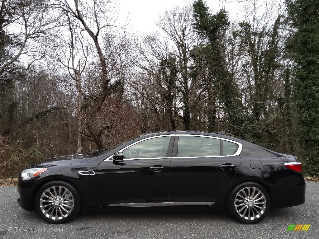 Aurora Black Pearl 2017 Kia K900 Luxury 5.0 Exterior Photo #145354706