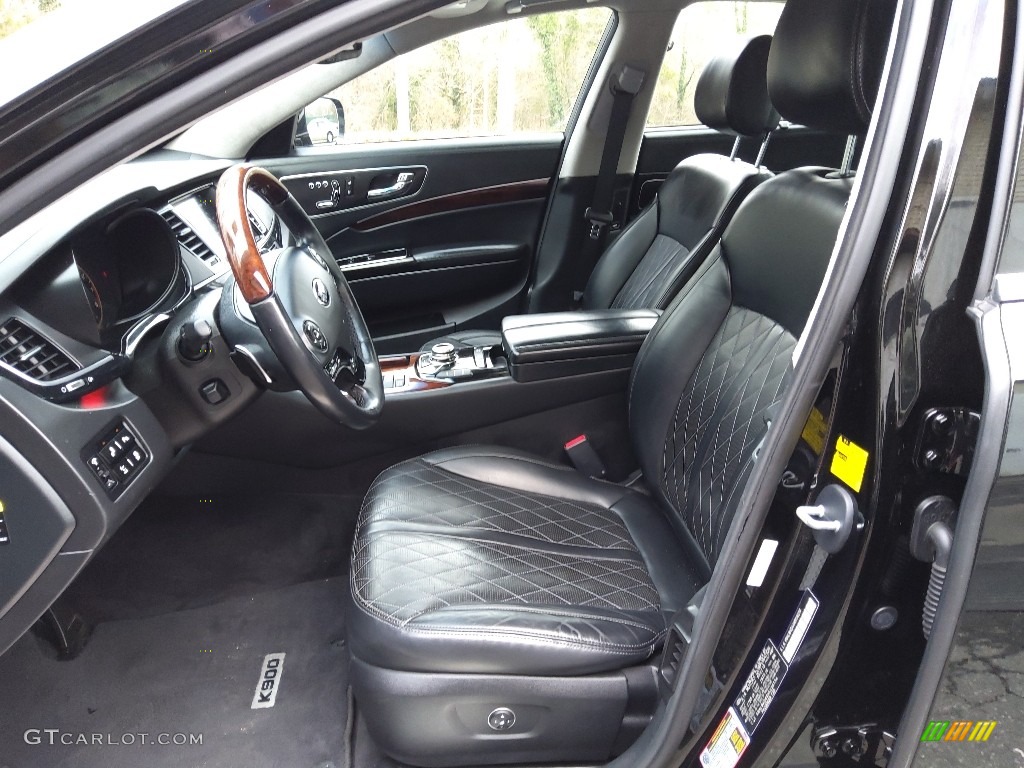 Black Interior 2017 Kia K900 Luxury 5.0 Photo #145354971