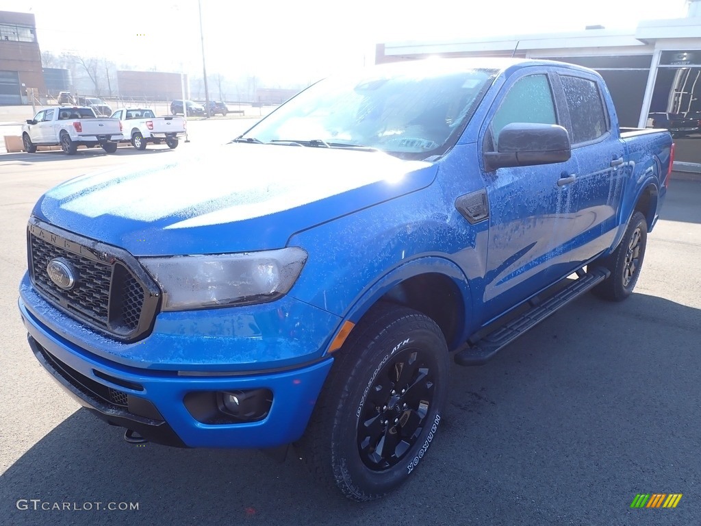 Velocity Blue Metallic 2023 Ford Ranger XLT SuperCrew 4x4 Exterior Photo #145355340