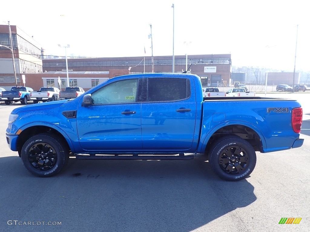 Velocity Blue Metallic 2023 Ford Ranger XLT SuperCrew 4x4 Exterior Photo #145355361