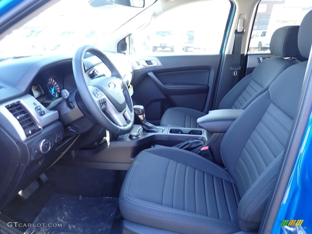 Ebony Interior 2023 Ford Ranger XLT SuperCrew 4x4 Photo #145355601