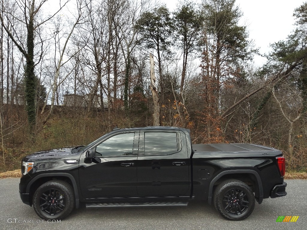 Onyx Black 2021 GMC Sierra 1500 Elevation Crew Cab 4WD Exterior Photo #145355607