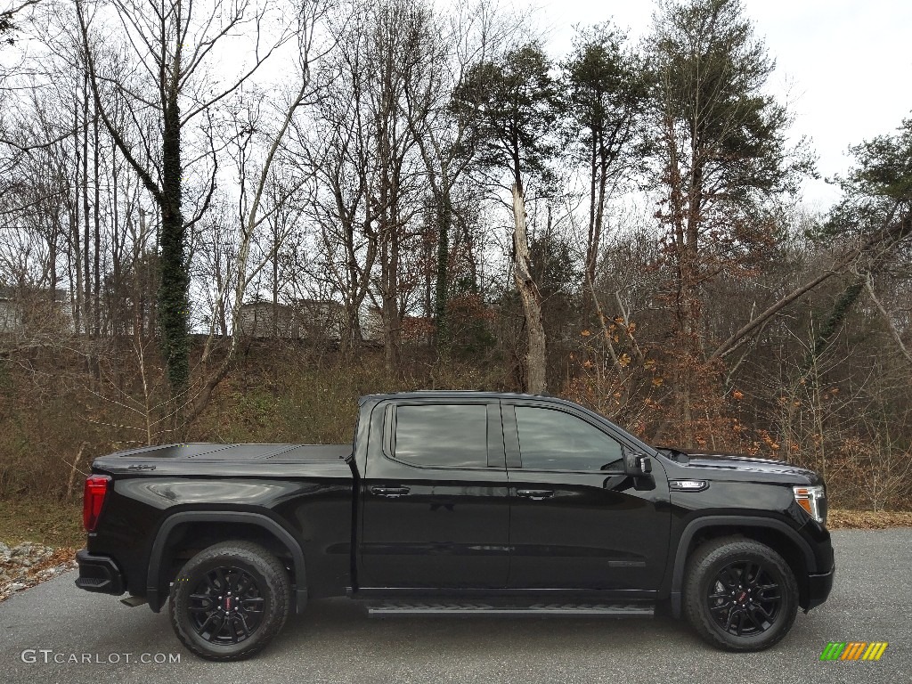 Onyx Black 2021 GMC Sierra 1500 Elevation Crew Cab 4WD Exterior Photo #145355766