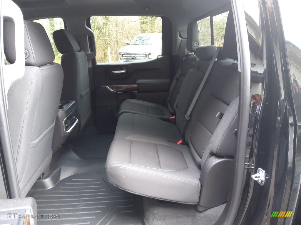 Jet Black Interior 2021 GMC Sierra 1500 Elevation Crew Cab 4WD Photo #145356018
