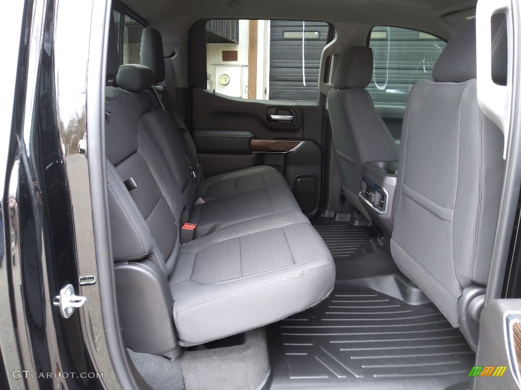 Jet Black Interior 2021 GMC Sierra 1500 Elevation Crew Cab 4WD Photo #145356039