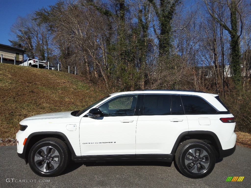 Bright White 2022 Jeep Grand Cherokee 4XE Hybrid Exterior Photo #145356447