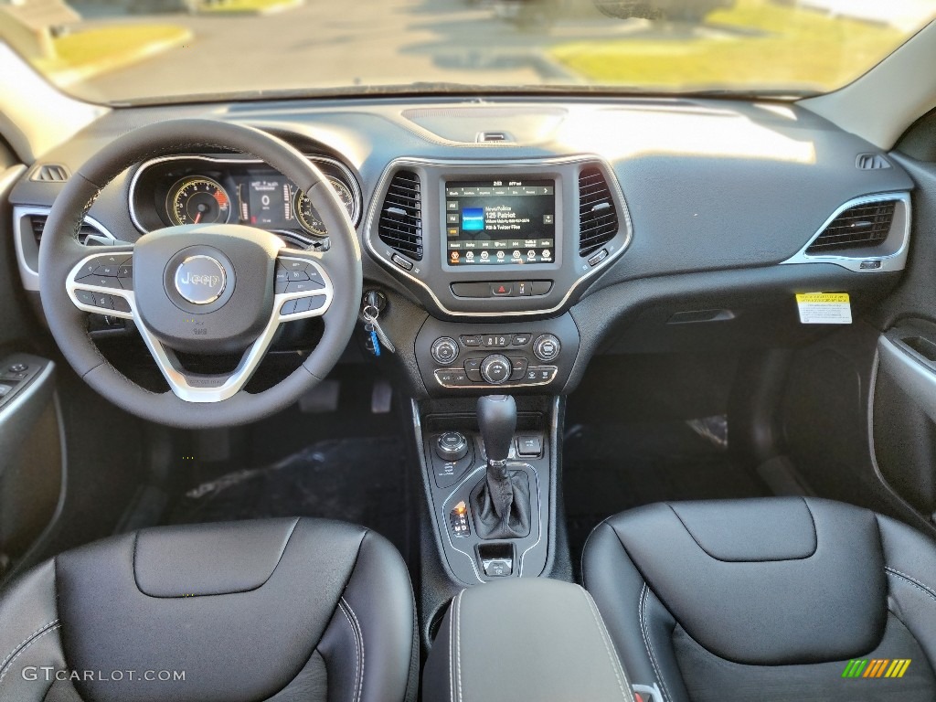 Black Interior 2022 Jeep Cherokee X 4x4 Photo #145356561