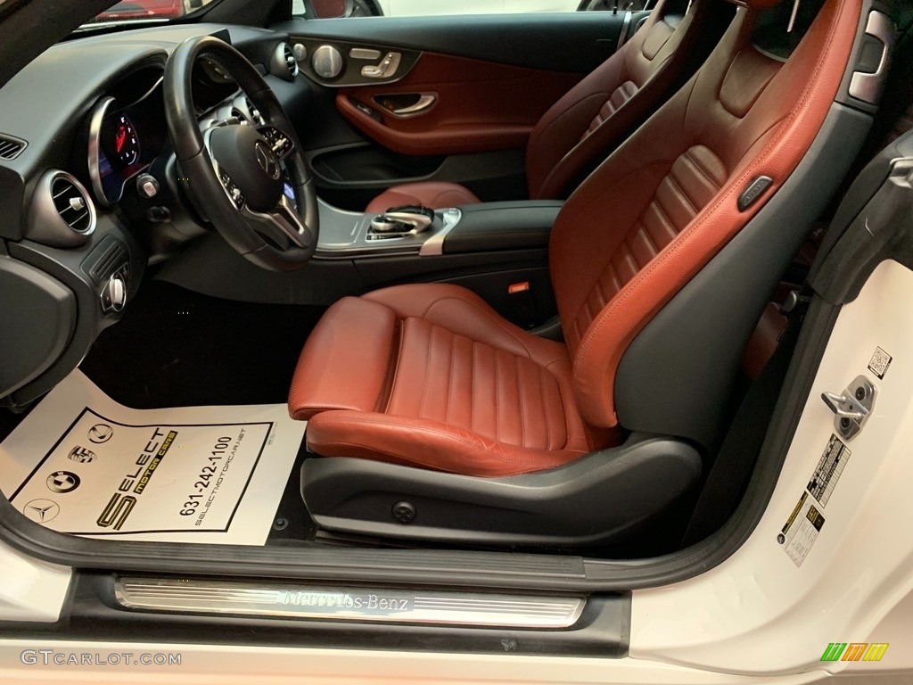 2019 C 300 4Matic Cabriolet - Polar White / Cranberry Red/Black photo #11