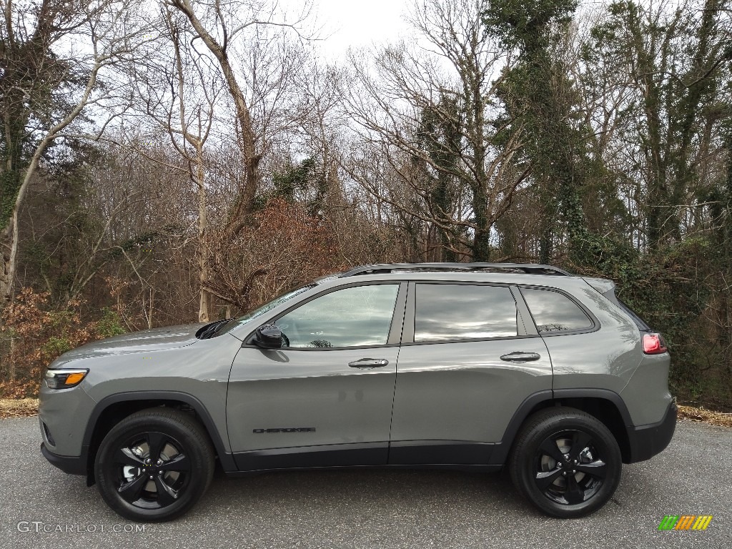 Sting-Gray 2023 Jeep Cherokee Altitude Lux 4x4 Exterior Photo #145357575