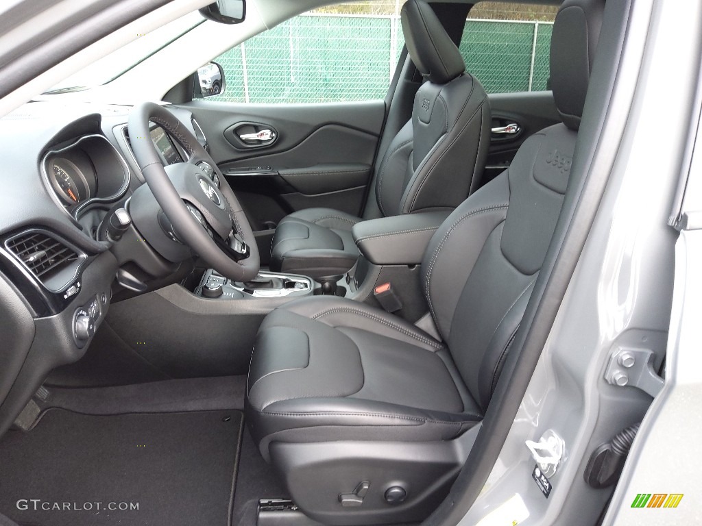 Black Interior 2023 Jeep Cherokee Altitude Lux 4x4 Photo #145357825