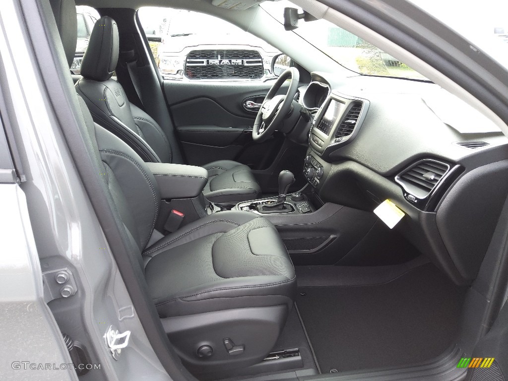 Black Interior 2023 Jeep Cherokee Altitude Lux 4x4 Photo #145358010
