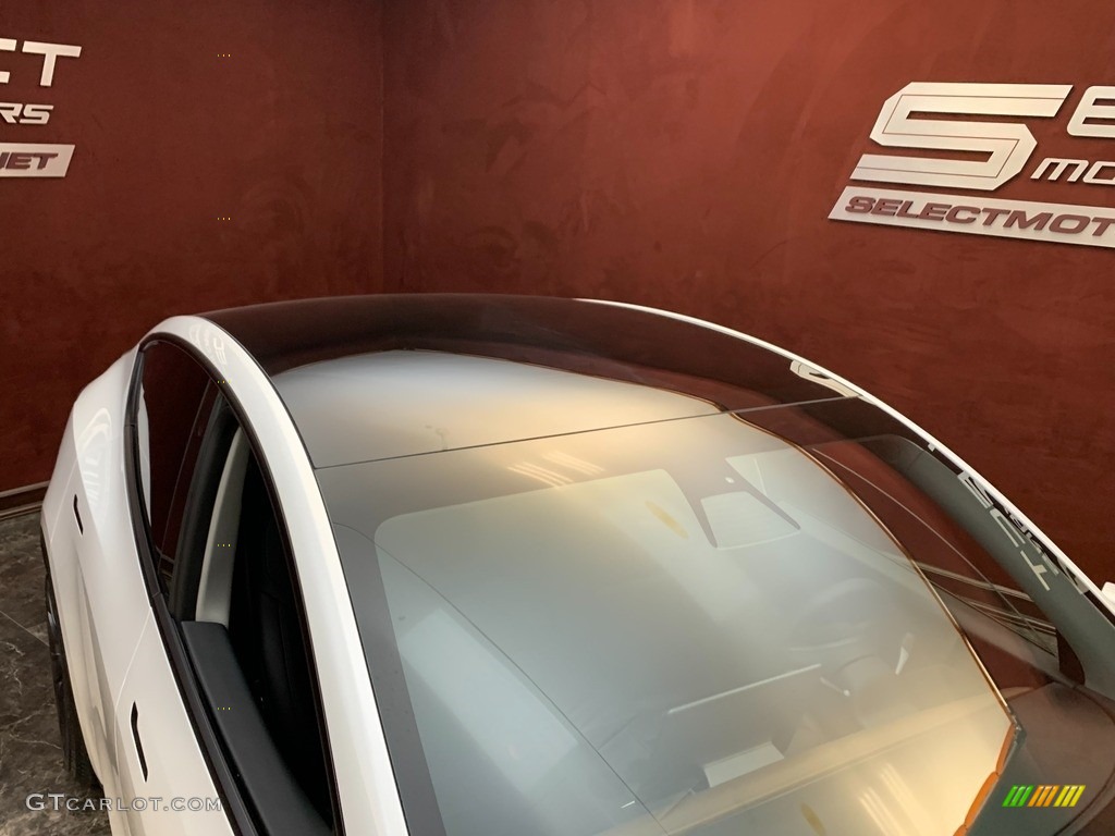 2022 Model Y Performance AWD - Pearl White Multi-Coat / Black photo #6