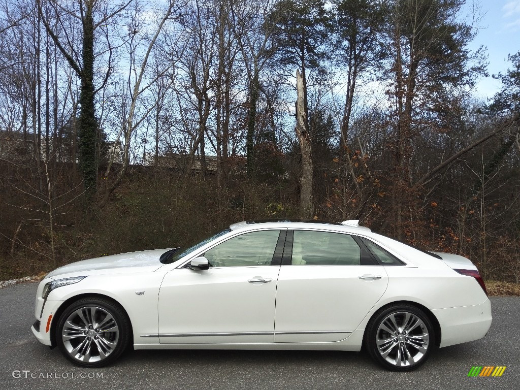 Crystal White Tricoat Cadillac CT6