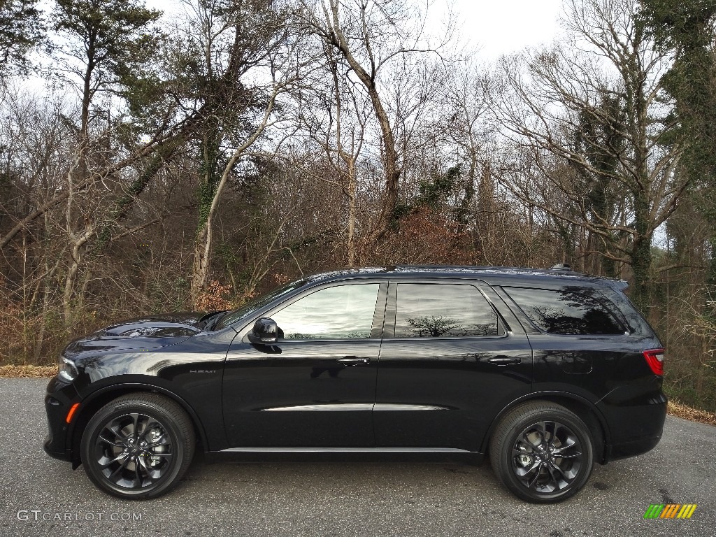 DB Black 2022 Dodge Durango R/T Blacktop AWD Exterior Photo #145358562