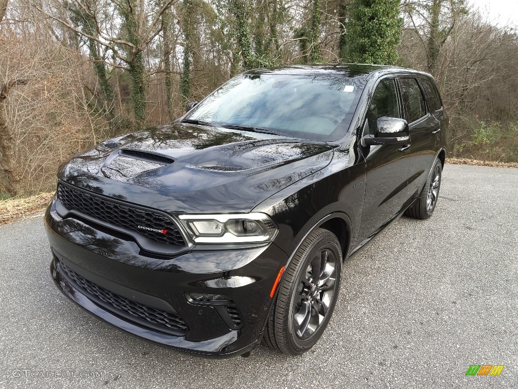 DB Black 2022 Dodge Durango R/T Blacktop AWD Exterior Photo #145358595
