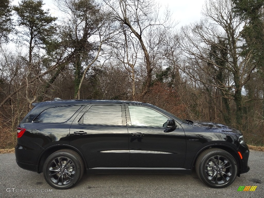 DB Black 2022 Dodge Durango R/T Blacktop AWD Exterior Photo #145358673