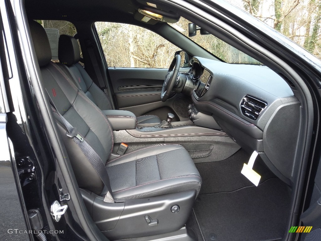 Black Interior 2022 Dodge Durango R/T Blacktop AWD Photo #145359075