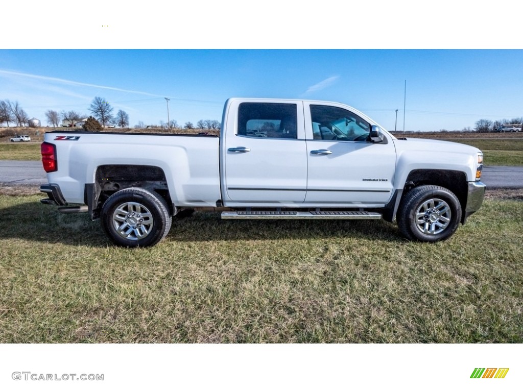 Summit White 2017 Chevrolet Silverado 2500HD LTZ Crew Cab 4x4 Exterior Photo #145359921