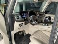 Platinum White/Black Front Seat Photo for 2020 Mercedes-Benz G #145360662
