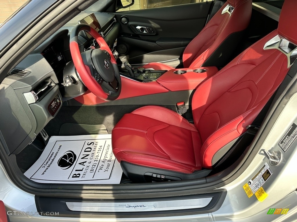 Red Interior 2022 Toyota GR Supra 3.0 Premium Photo #145360737