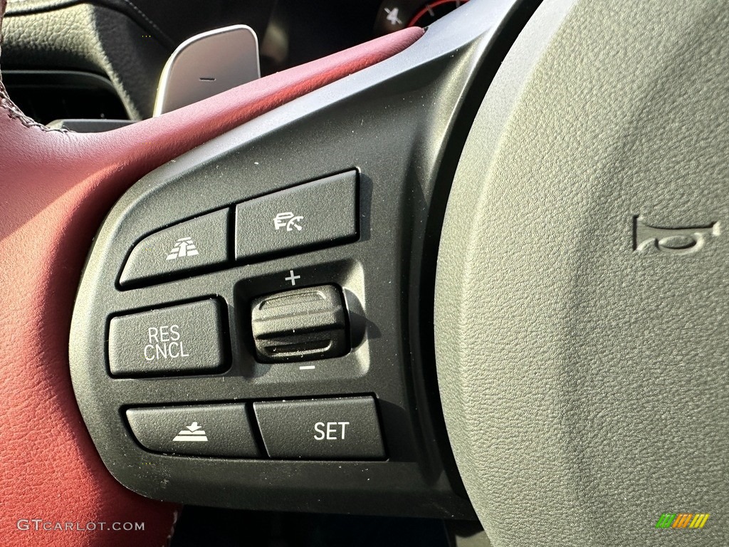 2022 Toyota GR Supra 3.0 Premium Red Steering Wheel Photo #145360785