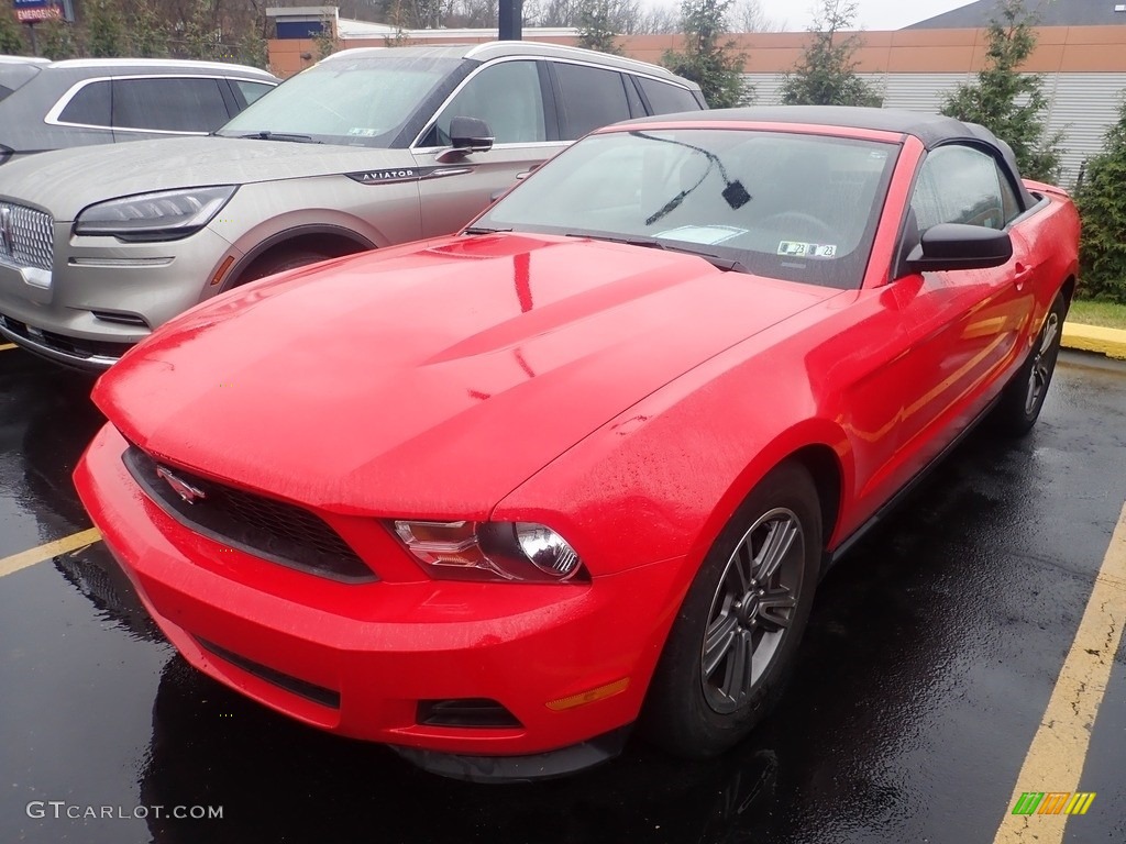 2012 Mustang GT Premium Convertible - Race Red / Saddle photo #1