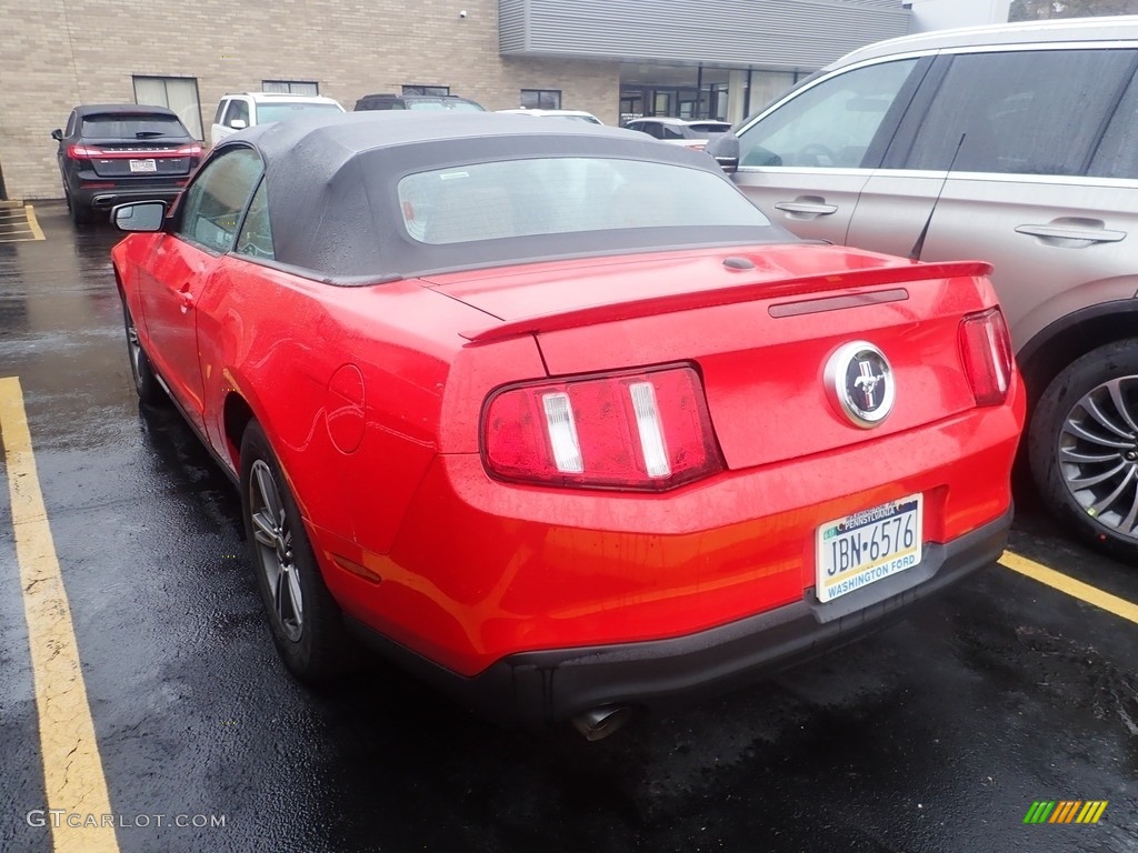 2012 Mustang GT Premium Convertible - Race Red / Saddle photo #2