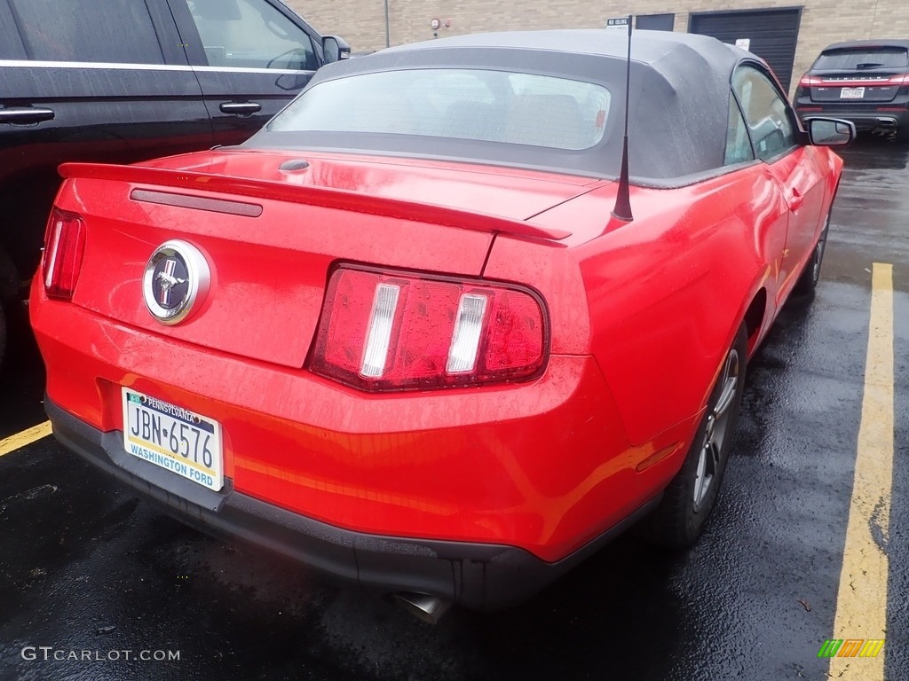 2012 Mustang GT Premium Convertible - Race Red / Saddle photo #4