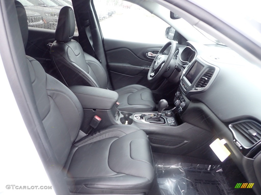 Black Interior 2023 Jeep Cherokee Altitude Lux 4x4 Photo #145361970